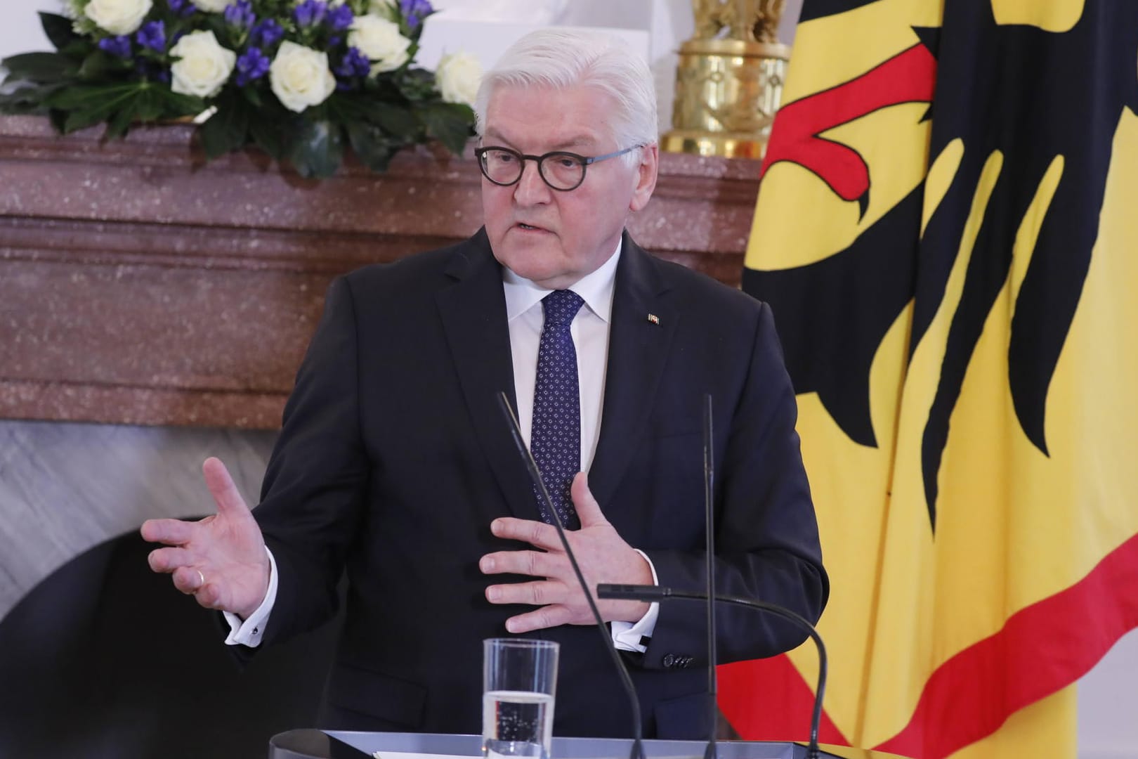 Bundespräsident Frank-Walter Steinmeier: "Wir müssen unseren Alltag ändern, nicht allmählich, sondern jetzt."
