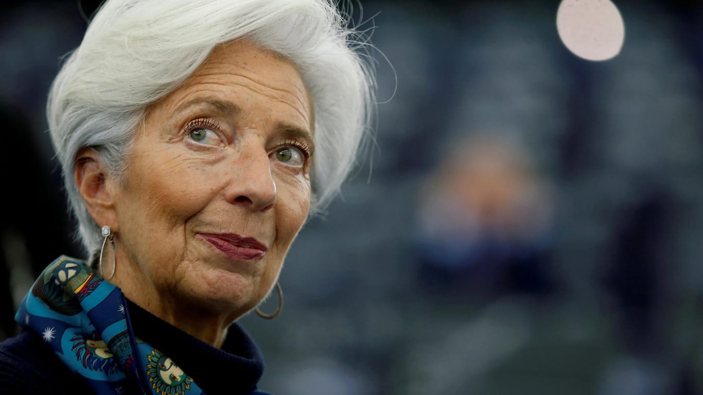 EZB-Chefin Christin Lagarde: Nun ergreift auch die Zentralbank Schritte in der Corona-Krise.