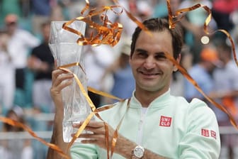 Wird seinen 2019-Titel in Miami in diesem Jahr nicht verteidigen können: Roger Federer.