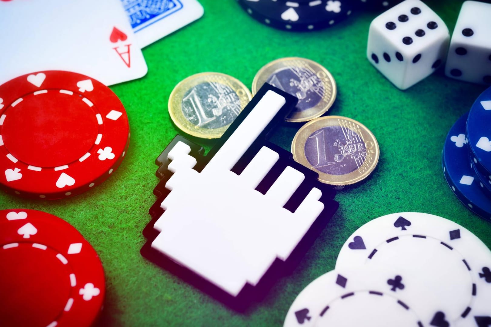 Eine symbolische Darstellung für Online-Glücksspiel: Die Ministerpräsidenten haben beschlossen, dass Online-Glücksspiel zukünftig erlaubt sein soll.