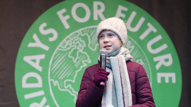 Greta Thunberg hat ihren Klimaprotest online fortgesetzt.