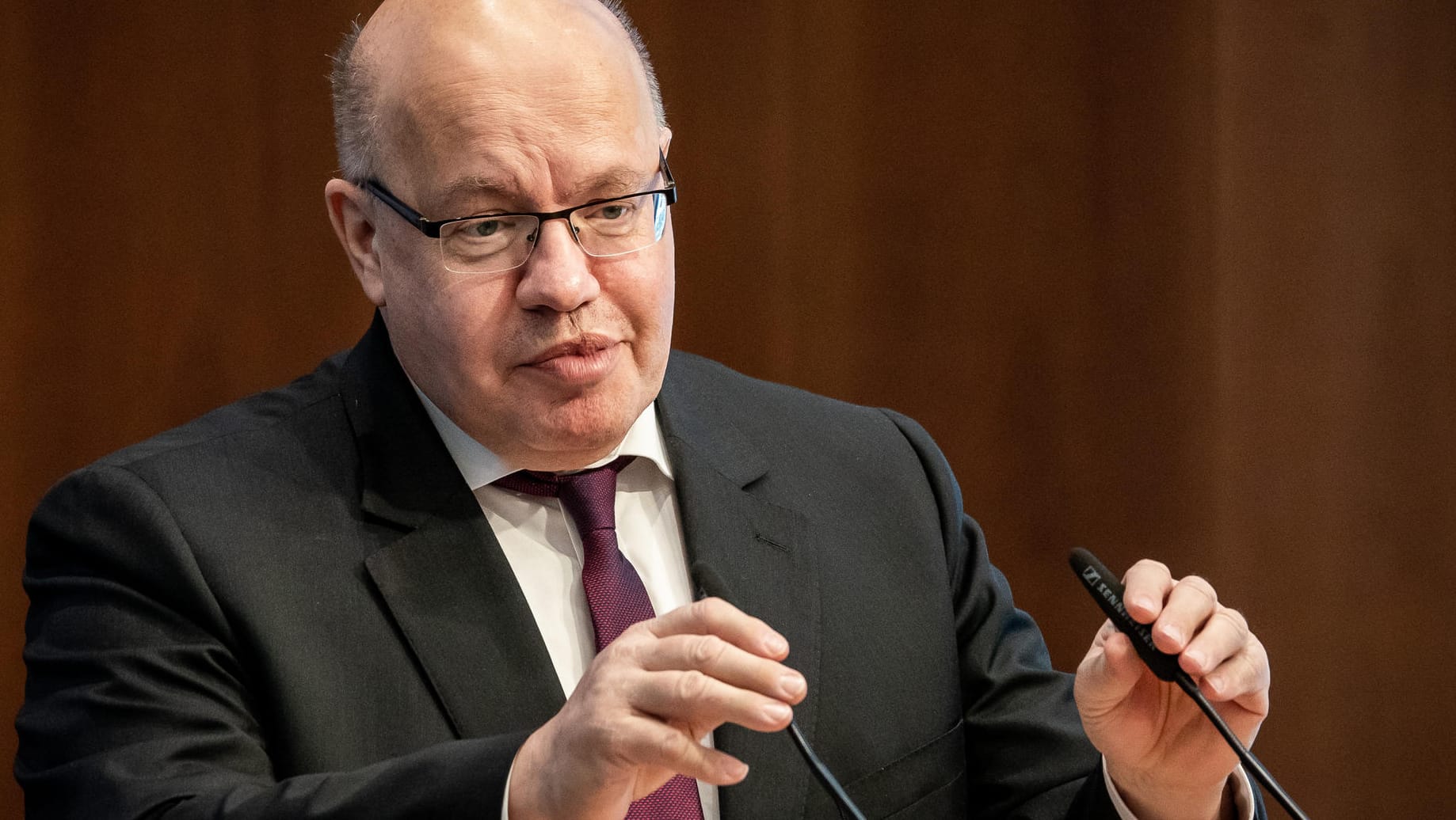 Peter Altmeier: Die Bundesregierung will Firmen in der Coronavirus-Krise massiv unterstützen. Peter Altmeier: Die Bundesregierung will Firmen in der Coronavirus-Krise massiv unterstützen.
