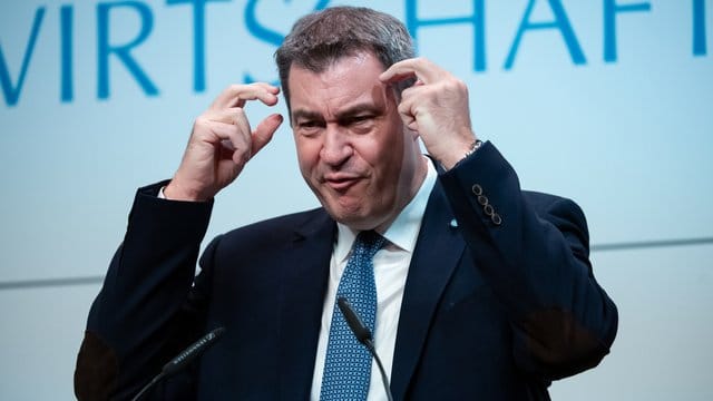 Für Steuersenkungen: Der bayerische Ministerpräsident Markus Söder (CSU) im Wirtschaftsbeirat der Union.