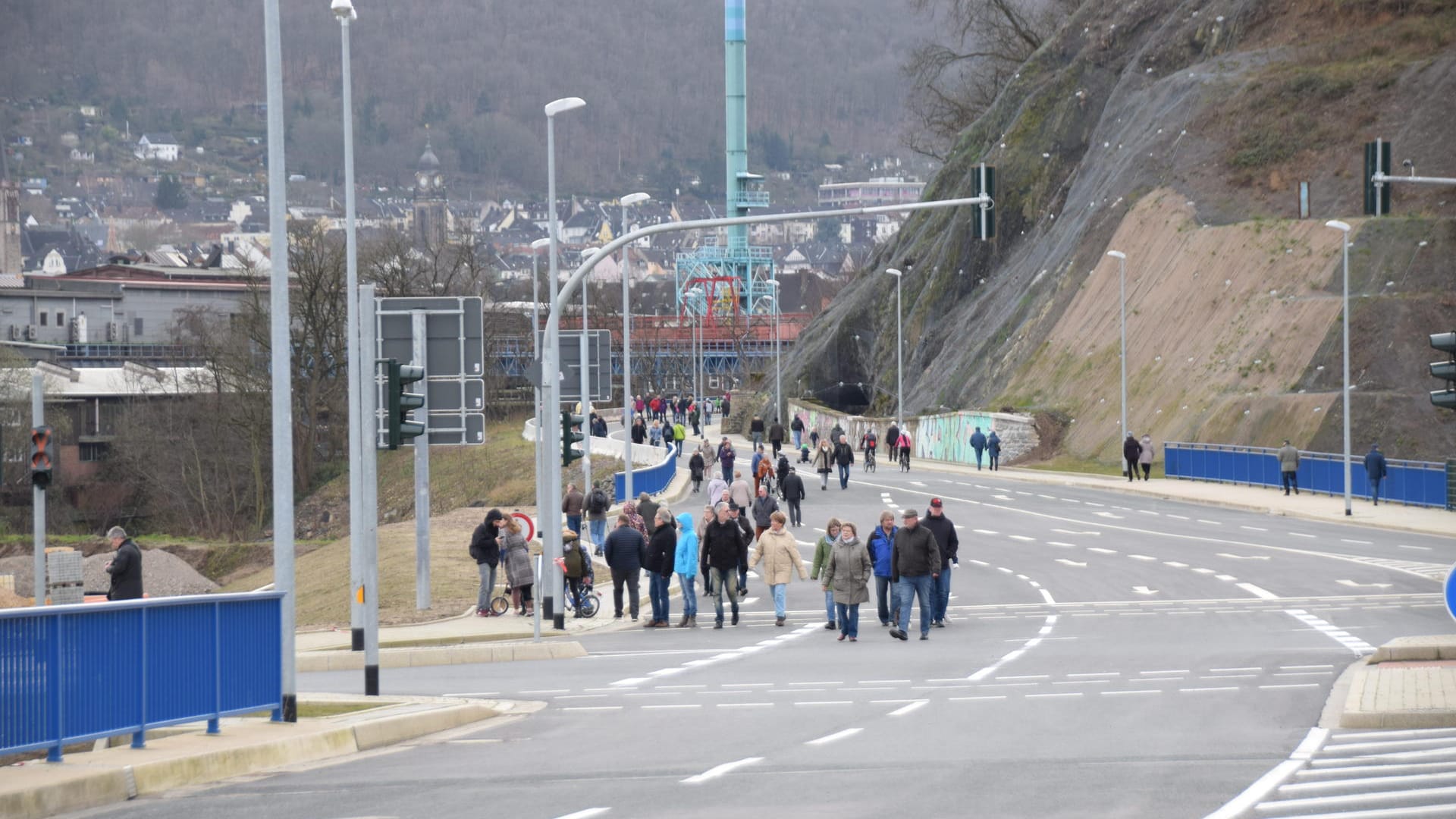 Die Bahnhofshinterfahrung in Hagen: Von nun an entlastet sie den Graf-von-Galen-Ring.