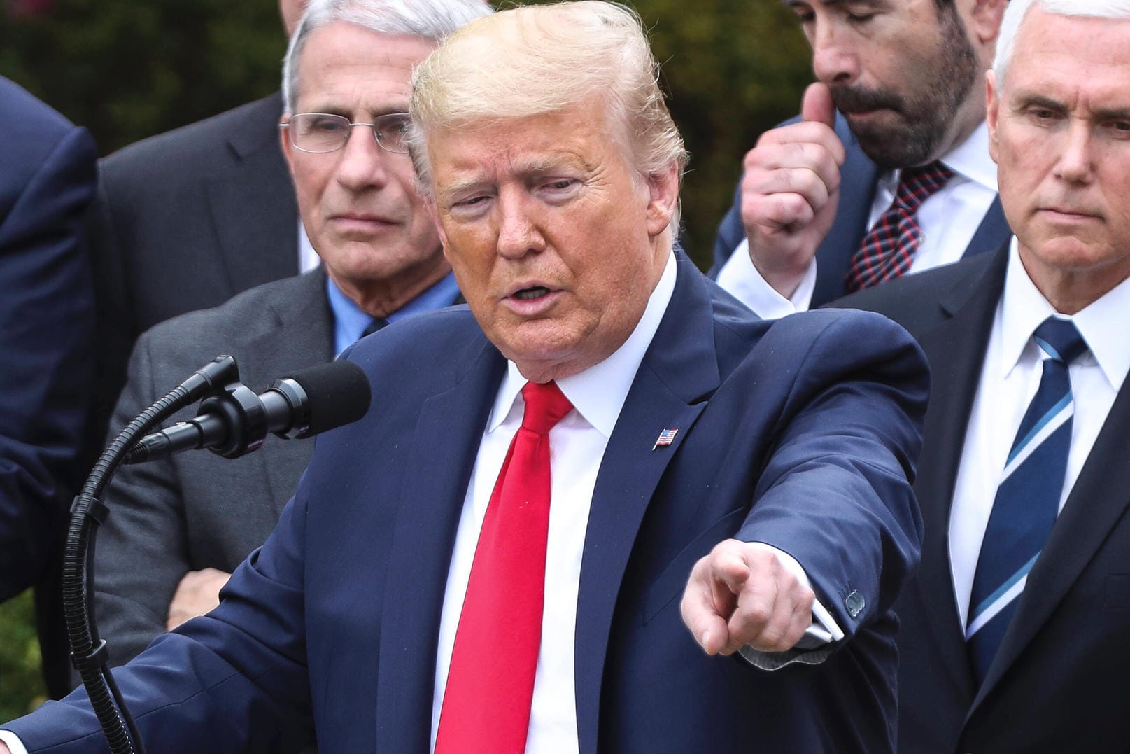 Donald Trump: Google entwickelt keineswegs eine nationale Webseite zur Bekämpfung des Coronavirus, wie es der US-Präsident behauptet hat.