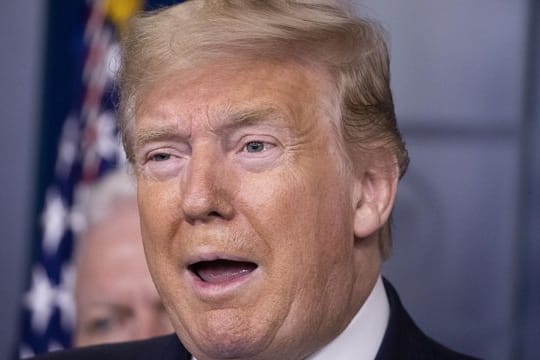 US-Präsident Donald Trump ruft seinen Landsleute zum Stopp von Panikkäufen auf.