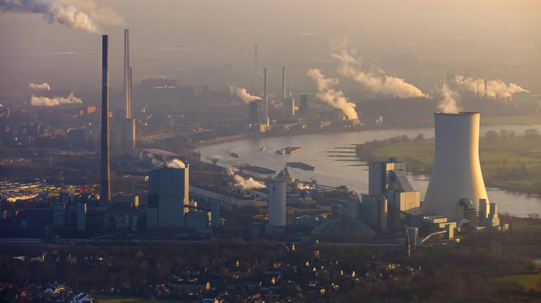 Kohlekraftwerk Duisburg-Walsum: Die Treibhausgas-Emissionen sanken im Jahr 2019.