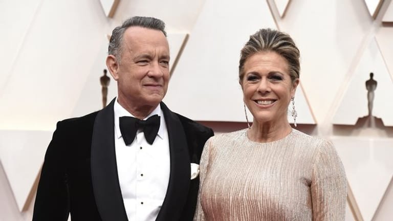 Tom Hanks und Ehefrau Rita Wilson bei der Oscar-Verleihung.