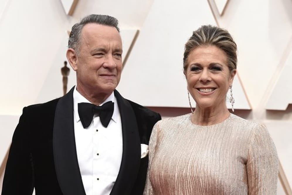 Tom Hanks und Ehefrau Rita Wilson bei der Oscar-Verleihung.