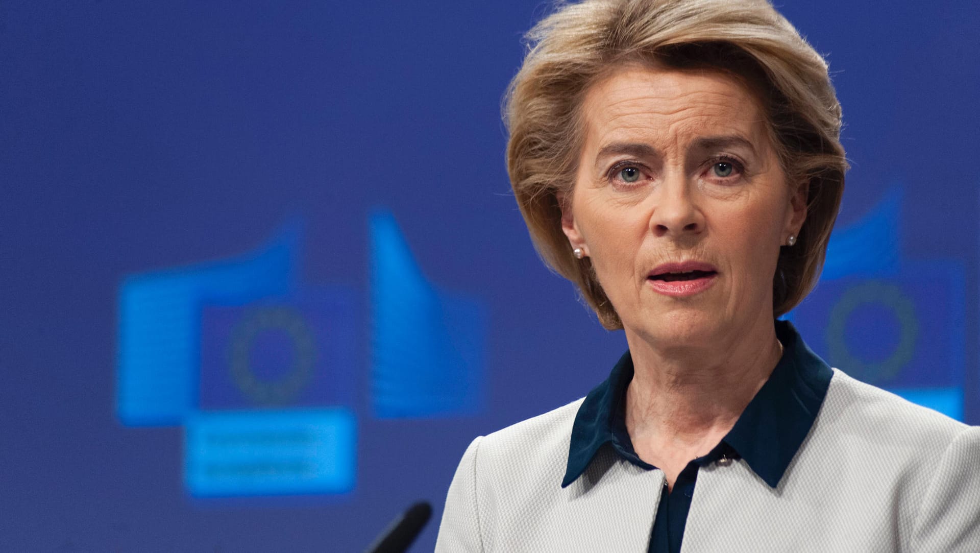 EU-Kommissionschefin Ursula von der Leyen: Der Einreisestopp soll zunächst für 30 Tage gelten. EU-Kommissionschefin Ursula von der Leyen: Der Einreisestopp soll zunächst für 30 Tage gelten.