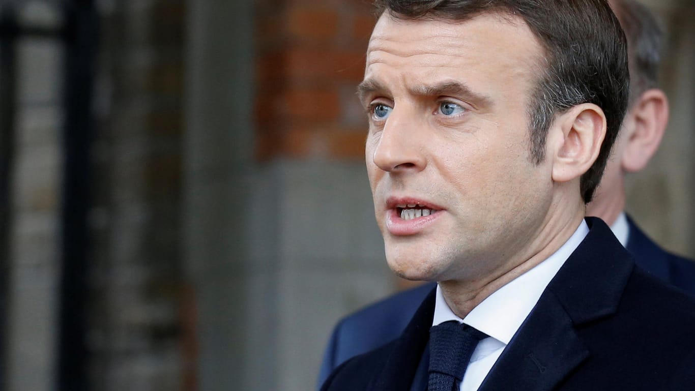 Frankreichs Präsident Macron: "Wir sind im Krieg."