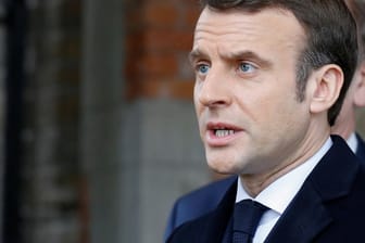 Frankreichs Präsident Macron: "Wir sind im Krieg."