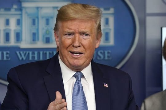 US-Präsident Donald Trump ist mit seiner Krisenarbeit zufrieden.