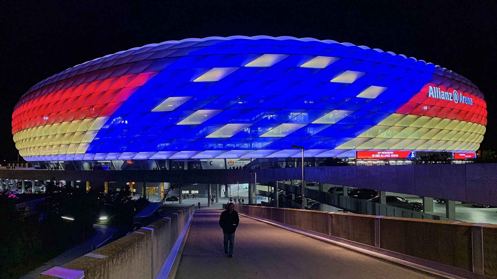 Wann hier die EM-Spiele ausgetragen werden, ist noch unklar: die Allianz Arena in München.