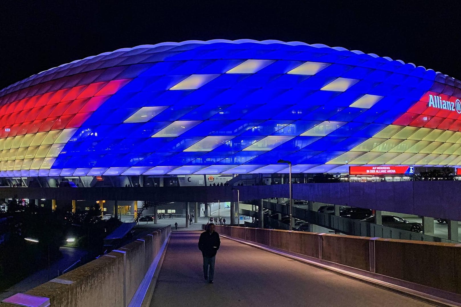 Wann hier die EM-Spiele ausgetragen werden, ist noch unklar: die Allianz Arena in München.