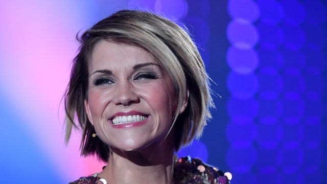 Anna-Maria Zimmermann freut sich auf ihr zweites Kind.