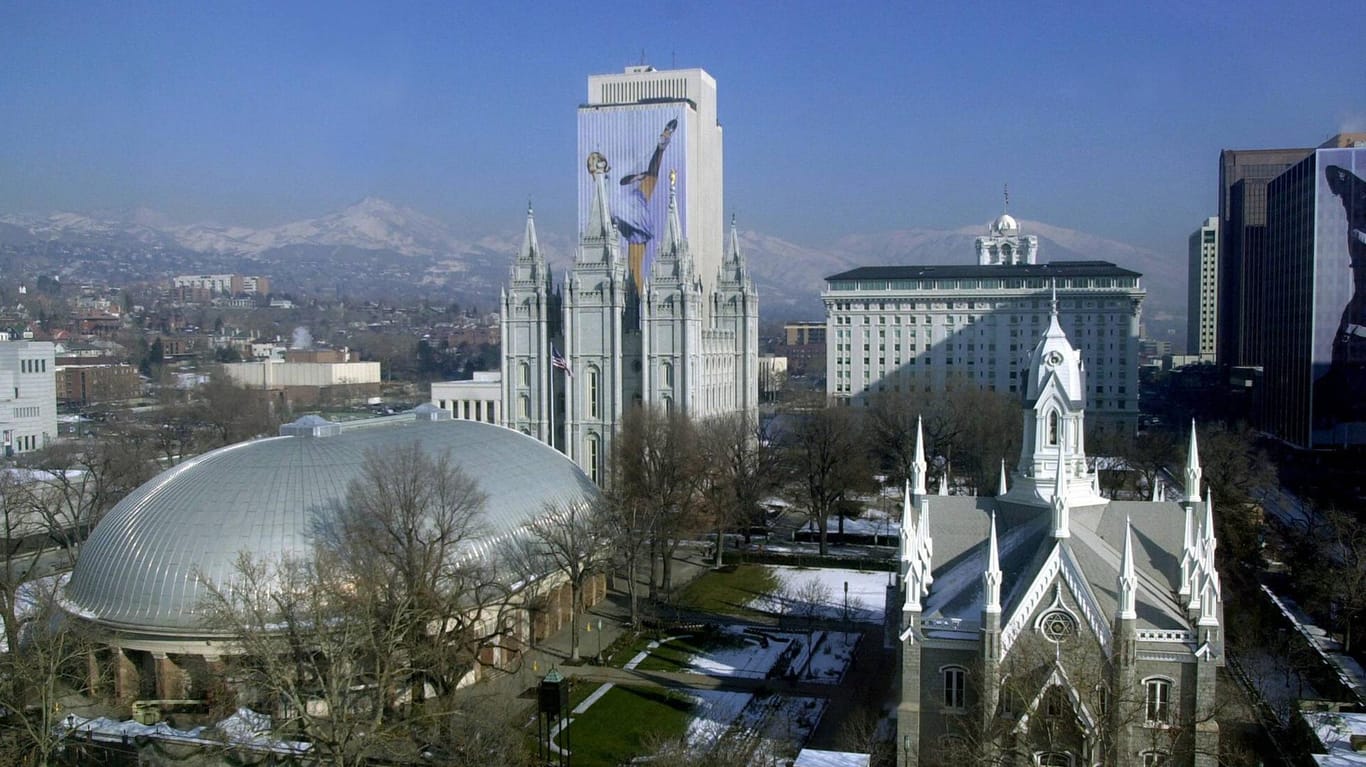 Stadtbild von Salt Lake City: Das Epizentrum des Erdbebens lag nur wenige Kilometer außerhalb der Stadt.