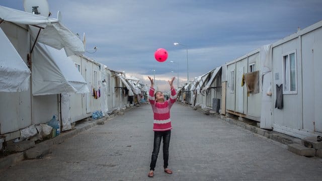 Ein Flüchtlingslager in der Türkei.