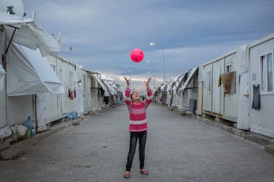 Ein Flüchtlingslager in der Türkei.