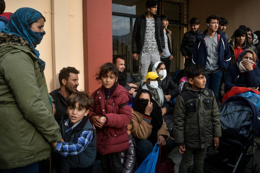 Flüchtlinge auf Lesbos: Wenn Covid-19 die Krisenherde erreicht, kann das verheerende Folgen haben.