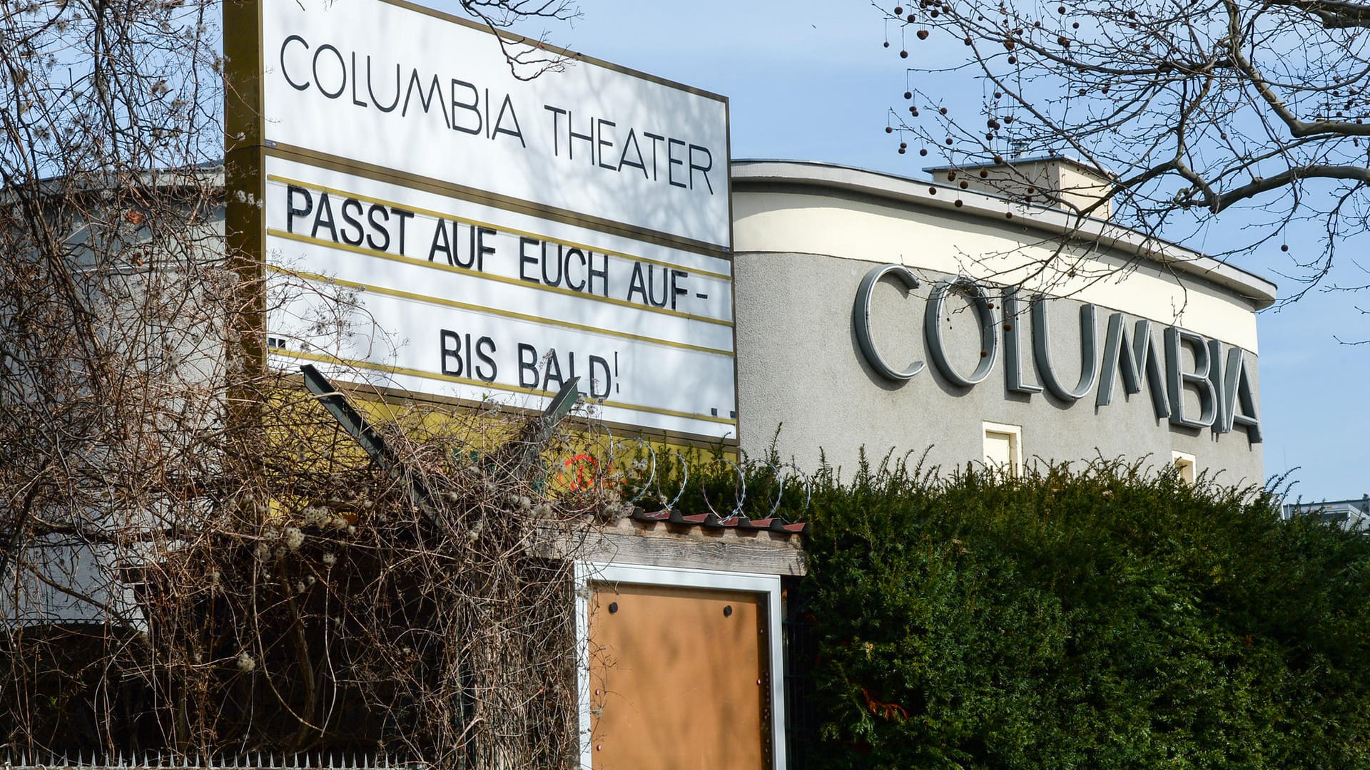 Geschlossenes Columbia Theater in Berlin.