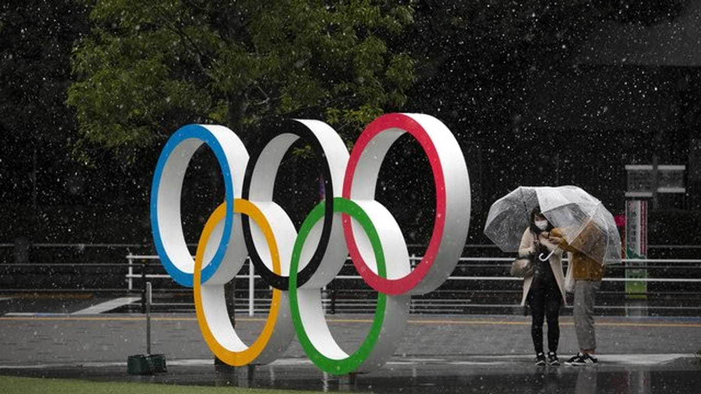 Wegen der Coronavirus-Pandemie sind die Olympischen Spiele gefährdet.