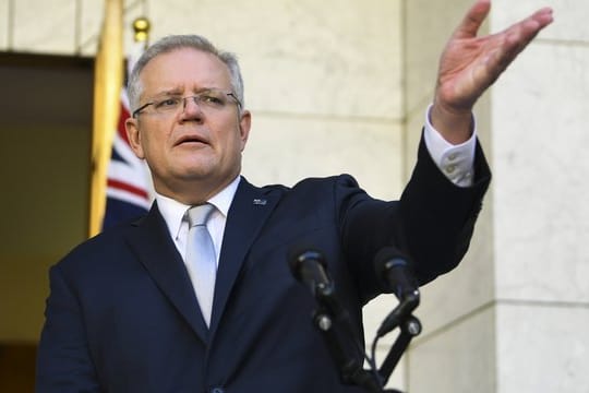 Premierminister von Australien Scott Morrison untersagt seinen Bürgern bis auf Weiteres jegliche Reisen ins Ausland.
