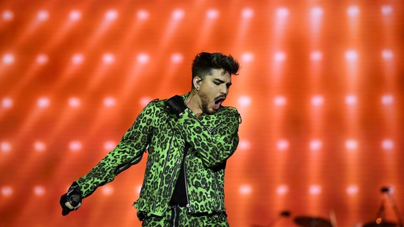 Adam Lambert ist auch als Frontmann der Rockband Queen unterwegs.