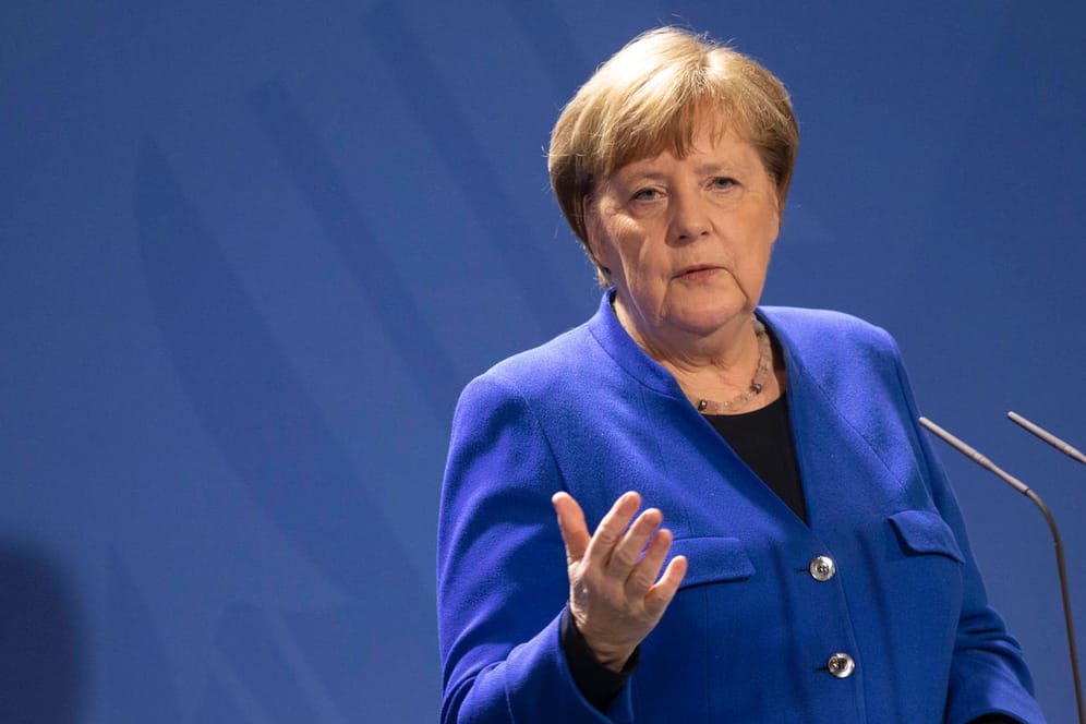 Angela Merkel gibt ein Statement zur Corona-Pandemie: Die Kanzlerin tritt wieder als Krisenmanagerin in Erscheinung.