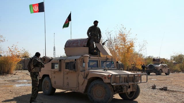 Afghanische Sicherheitskräfte.