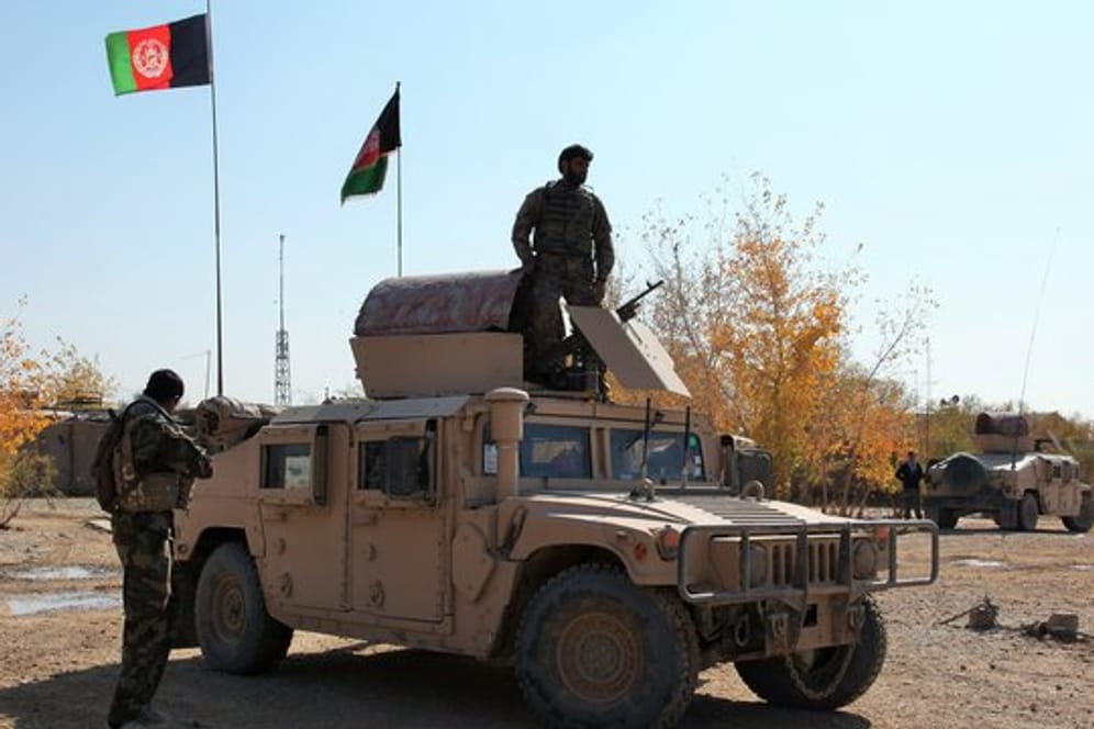 Afghanische Sicherheitskräfte.