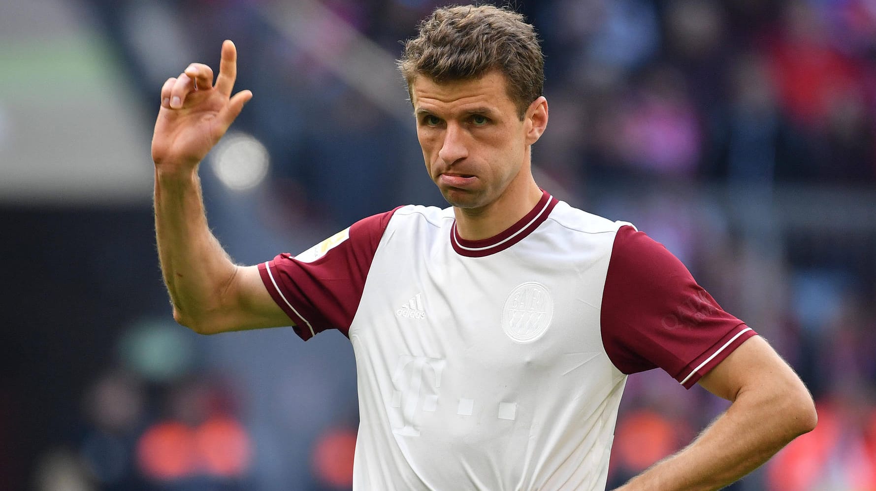 Thomas Müller: Der Bayern-Spieler bedankte sich beim Pflegepersonal und bei den Ärzten.