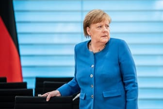 Bundeskanzlerin Angela Merkel bei der Sitzung des Bundeskabinetts am Mittwoch.