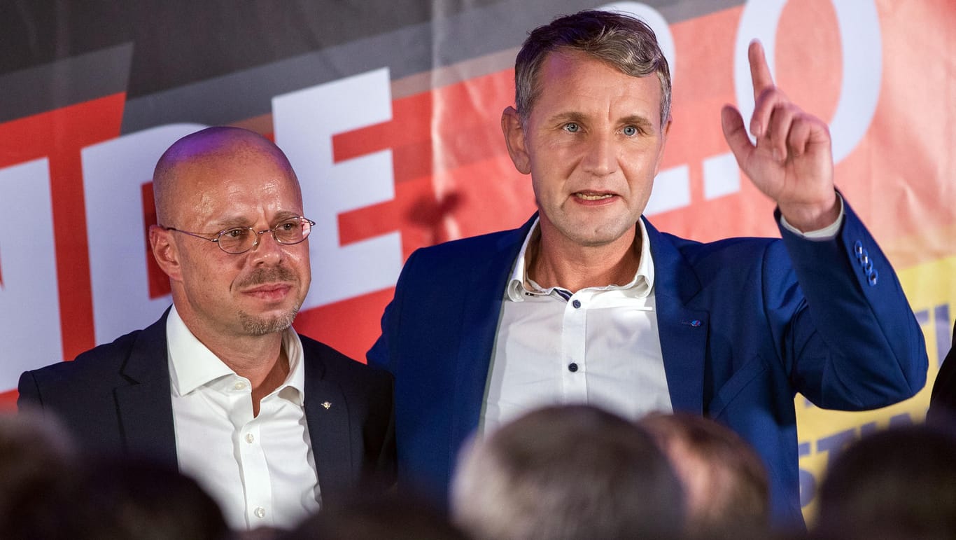 Björn Höcke und Andreas Kalbitz: Der Bundesvorstand will, dass der "Flügel" sich auflöst.