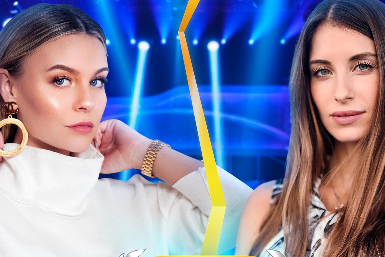 Ursprüngliches "Schlag den Star"-Plakat: Dagi Bee und Cathy Hummels sollten sich duellieren, doch für Hummels musste kurzfristig Ersatz organisiert werden.