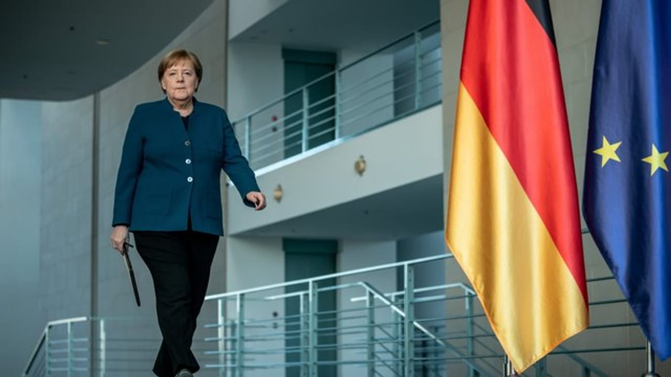 Bundeskanzlerin Angela Merkel muss in häusliche Quarantäne.