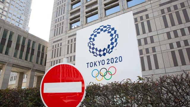 Werbung für die Olympischen Spiele 2020 in Tokio: Wegen der weltweiten Corona-Pandemie will Kanada keine Sportler zu den Olympischen Sommerspielen in Tokio schicken. Werbung für die Olympischen Spiele 2020 in Tokio: Wegen der weltweiten Corona-Pandemie will Kanada keine Sportler zu den Olympischen Sommerspielen in Tokio schicken.