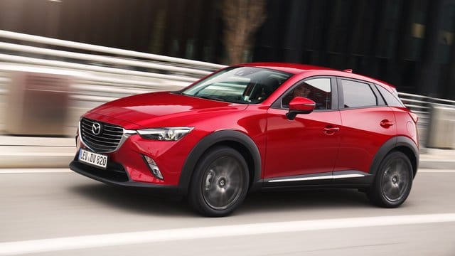 Mit 4,28 Metern Länge zählt der Mazda CX-3 zu den kleineren Kompakt-SUVs.