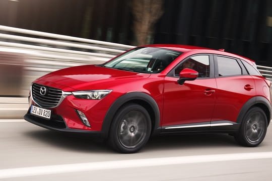 Mit 4,28 Metern Länge zählt der Mazda CX-3 zu den kleineren Kompakt-SUVs.