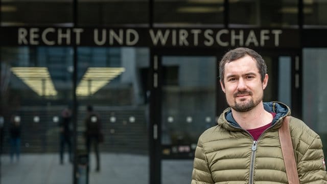 Sebastian Nachreiner arbeitet an seiner Promotion in Jura.
