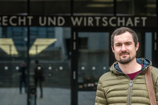Sebastian Nachreiner arbeitet an seiner Promotion in Jura.