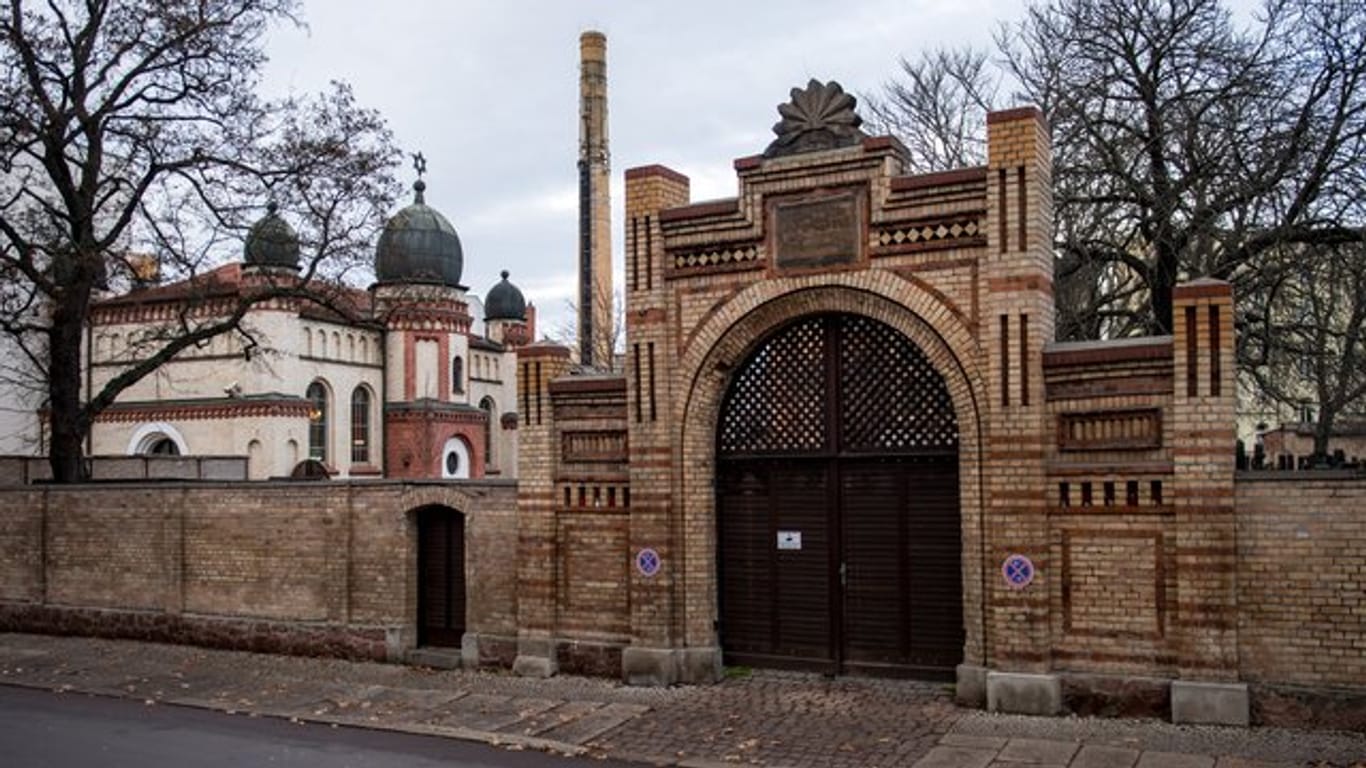 Die Synagoge in Halle/Saale.