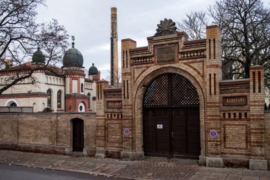 Die Synagoge in Halle/Saale.