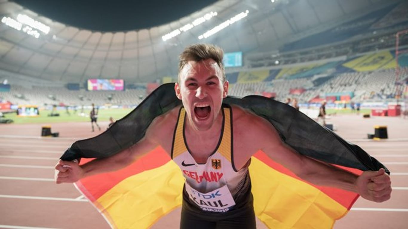 Zehnkampf-Weltmeister Niklas Kaul empfindet die Olympia-Verschiebung als "richtig".
