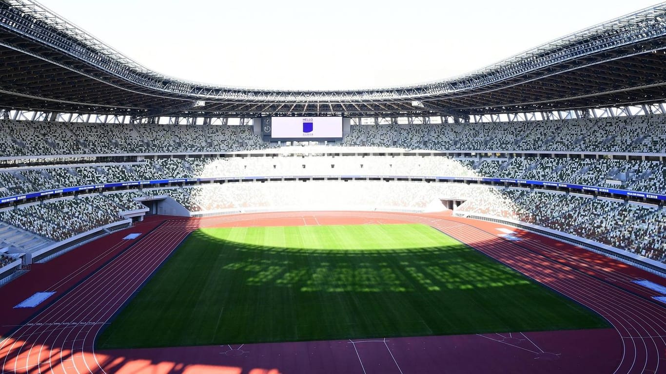 Bleibt diesen Sommer leer: Das neue Nationalstadion in Tokio.