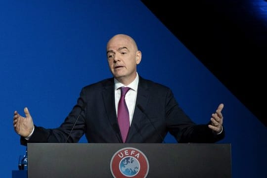 Begrüßt die Verlegung der Olympischen Spiele: Gianni Infantino, FIFA-Präsident.
