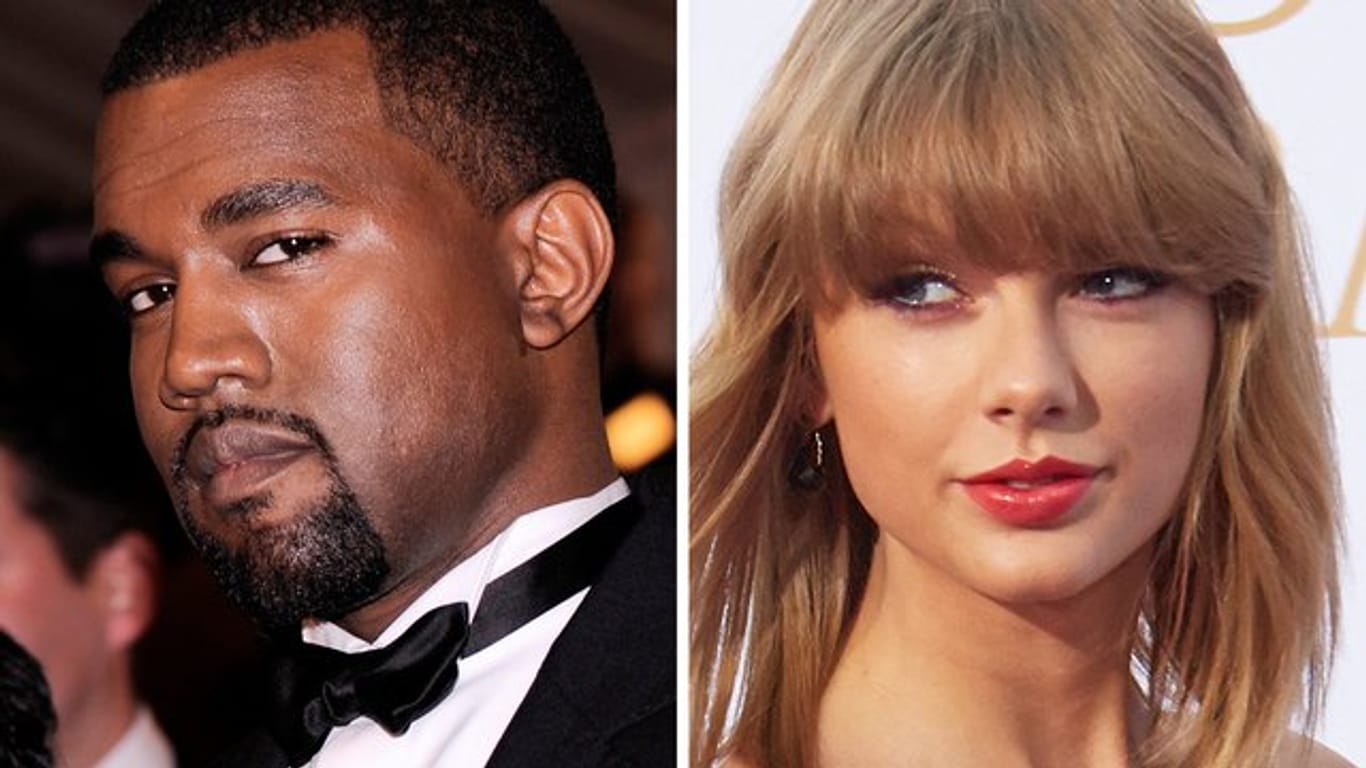 Rapper Kanye West und Sängerin Taylor Swift haben ihren Dauerstreit neu belebt.