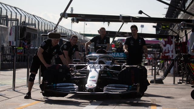 Auch in der Formel 1 sind derzeit die Motoren aus.