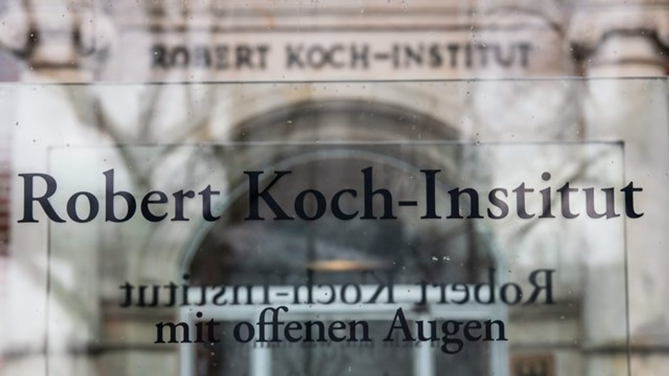 Eingang des Robert Koch-Instituts in Berlin.