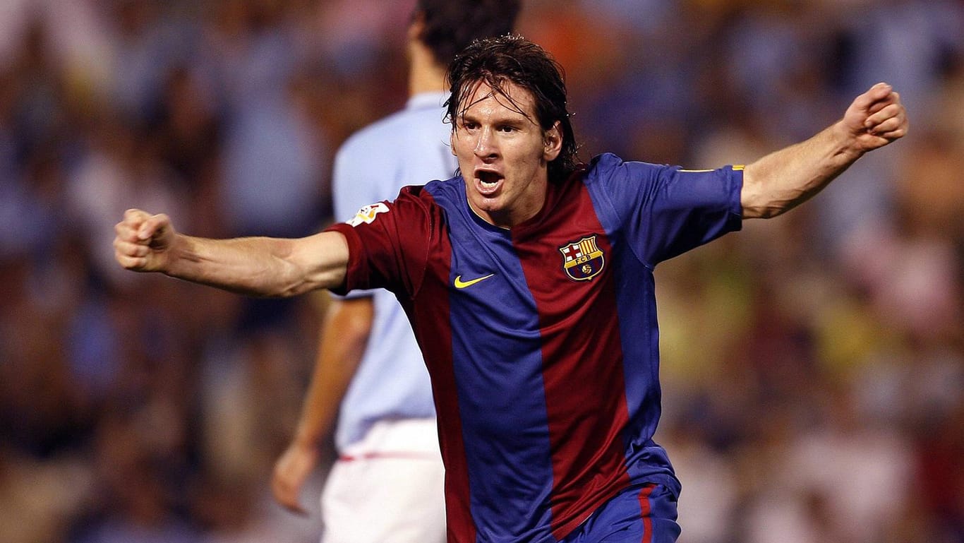 Lionel Messi: In der Saison 2006/2007 erzielte der Argentinier 17 Pflichtspieltore.